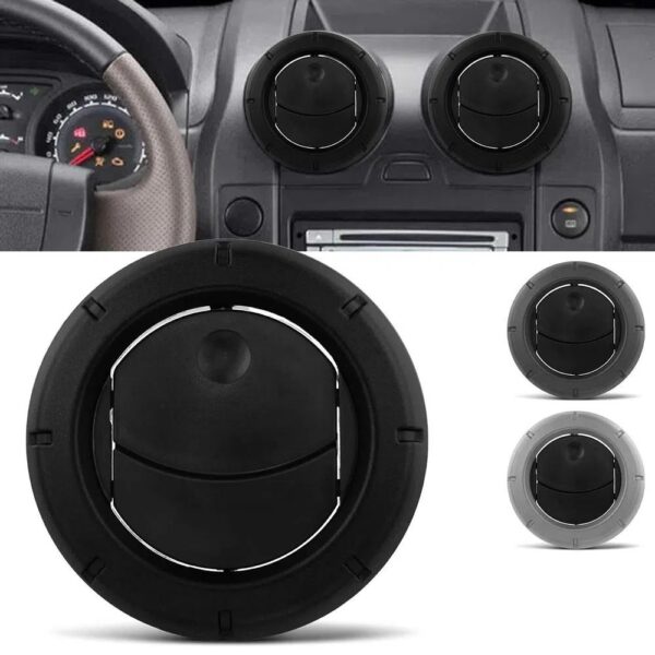 DIFUSOR SAÍDA DE AR PAINEL FORD ECOSPORT 2008 A 2012 - ARO PRETO