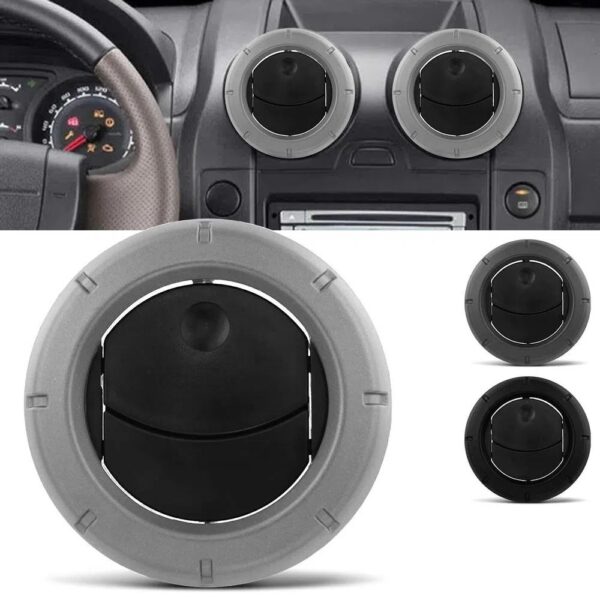 DIFUSOR SAÍDA DE AR PAINEL FORD ECOSPORT 2008 A 2012 - ARO PRATA