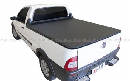 CAPOTA MARÍTIMA FIAT STRADA CABINE SIMPLES SEM GRADE SEM GANCHO SEM ESTEPE 1998 ATÉ 2013