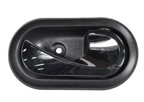 MACANETA INTERNA DIANTEIRA/TRASEIRA SANDERO, LOGAN 2007 A 2014 DUSTER 2011 , MEGANE 2006 A 2012 LADO ESQUERDO CROMADO