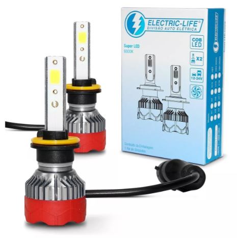 KIT LÂMPADA SUPER LED H-27  "6000K" "3000L"