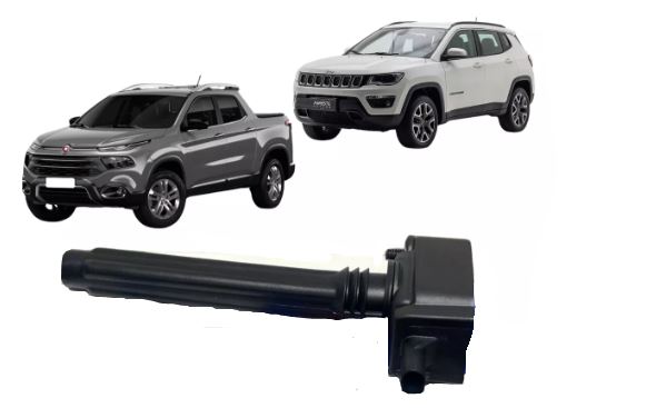 BOBINA DE IGNIÇÃO COMPASS 2.0 16V 2017 Á 2021,TORO 2.4,JOURNEY 3.6 2010,GRAND CHEROKEE,300C.
