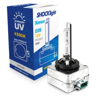 LÂMPADA XENON D3S 4300K 35W 12V SHOCKLIGHT