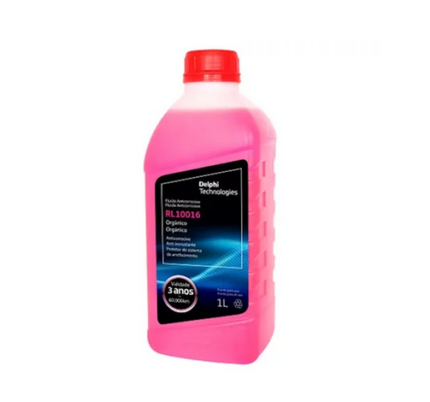ADITIVO PARA RADIADOR ORGÂNICO PRONTO USO ROSA DELPHI - 1L