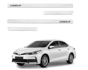 JOGO FRISO LATERAL COROLLA BRANCO