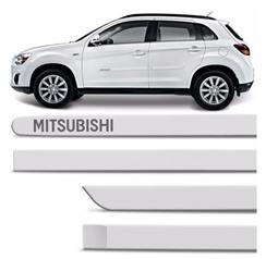 JOGO FRISO LAT MITSUBISHI ASX BRANCO