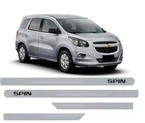 FRISO LATERAL PORTA GM SPIN PRATA POLARIS