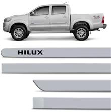 FRISO LATERAL HILUX  PRATA