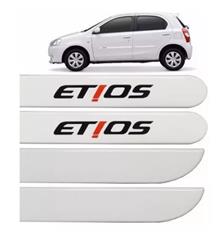 FRISO LATERAL ETIOS HATCH 2013 2014 2015 BRANCO BOSSA NOVA