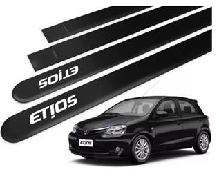 FRISO LATERAL TOYOTA ETIOS HATCH E SEDAN PRETO ROCK