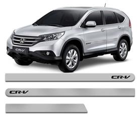 JOGO DE FRISO LATERAL CRV 2007 A 2013 PRATA