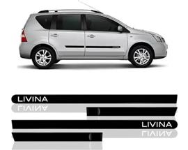 FRISO LATERAL LIVINA  4 PORTAS PRETO