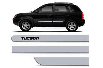 FRISO LATERAL TUCSON  PRATA METÁLICO