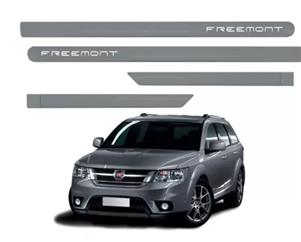 JOGO DE FRISO LATERAL FIAT FREEMONT CINZA