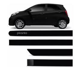 FRISO LATERAL PICANTO  PRETO