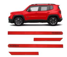 FRISO LATERAL JEEP RENEGADE VERMELHO COLORADO