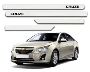 JOGO FRISO LATERAL PORTA GM CRUZE BRANCO VINTAGE