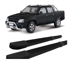 ESTRIBO LATERAL S-10 BLAZER QUADRADO PRETO