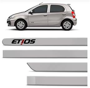 FRISO LATERAL ETIOS 2012 A 2019 PRATA PREMIUM