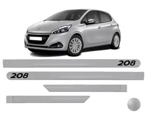 FRISO LATERAL PEUGEOT 208 PRATA