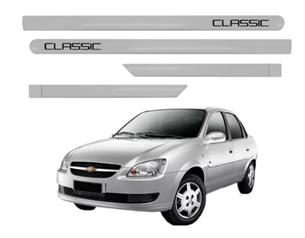 JOGO FRISO LATERAL CHEVROLET CLASSIC PRATA POLARIS