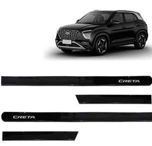 FRISO LATERAL HYUNDAI CRETA 2017 A 2023 PRETO ONIX