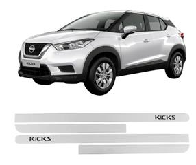 FRISO LATERAL PINTADO NISSAN KICKS BRANCO DIAMOND