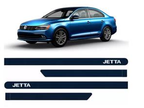 JOGO FRISO LATERAL VW JETTA AZUL TEMPEST