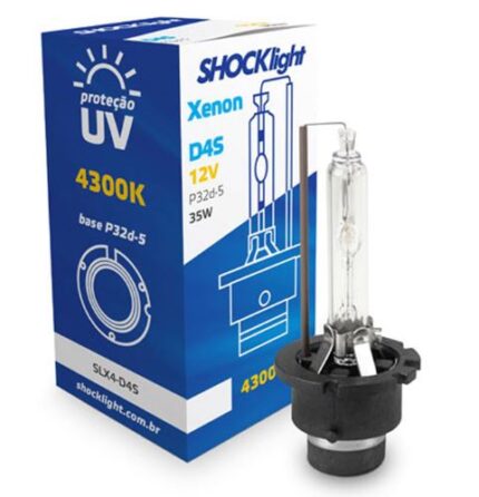 LÂMPADA XENON SHOCKLIGHT D4S 4300K 35W 12V 35W
