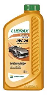 ÓLEO LUBRAX 0W20 SINTÉTICO VALORA 1L