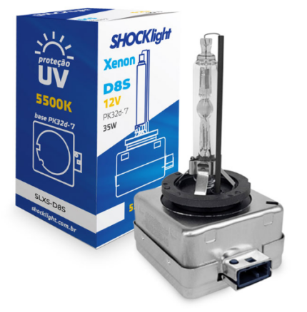 LÂMPADA XENON SHOCKLIGHT D8S 5000K 35W 12V