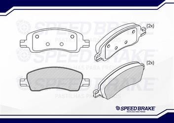 PASTILHA DE FREIO SPEED BRAKE DIANTEIRO FIAT ,ARGO,CRONOS E PULSE 2022